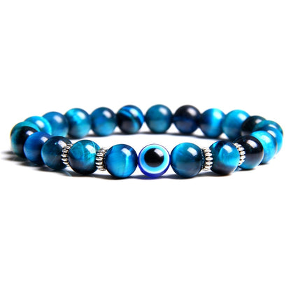 Evil Eye Bracelet - With Blue Eye Beads