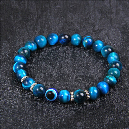 Evil Eye Bracelet - With Blue Eye Beads