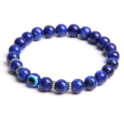 Evil Eye Bracelet - With Blue Eye Beads